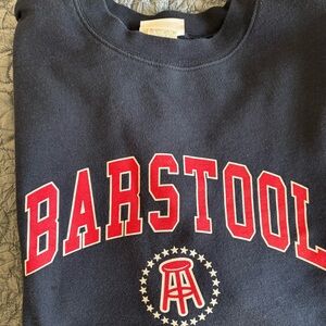 Champion Barstool Navy Crewneck Sweater